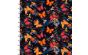 <strong>Cotton Craft Fabric 110cm wide x 1m Purrfectly Playful Collection-Bold Butterflies</strong> <em>Sewing Online 22966-BLK</em>