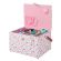<strong>Large Sewing Box</strong> <span>Pink and Blue Floral Fabric | 31 x 23 x 20cm | Storage and Organiser Basket with Compartments for Sewing Supplies, Accessories, Thread, Needles and Scissors</span> <em>Sewing Online GA1121L</em>