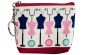 Sewing Themed Fabric Coin Purse With Keyring, Mannequins Design