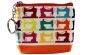 Sewing Themed Fabric Coin Purse With Keyring, Sewing Machines Design
