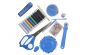 Sewing Kit In Clear Pencil Case in Blue