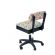 <strong>Hydraulic Sewing Chair with Underseat Storage</strong> <span>White/Multicolour Notions Design/Black Wooden Base, Lumbar Support, Lift Mechanism, 5 Star, 360deg, Swivel Base on Casters. Sewing Room/Home Office</span> <em>Sewing Online HT2017</em>