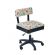 <strong>Hydraulic Sewing Chair with Underseat Storage</strong> <span>White/Multicolour Notions Design/Black Wooden Base, Lumbar Support, Lift Mechanism, 5 Star, 360deg, Swivel Base on Casters. Sewing Room/Home Office</span> <em>Sewing Online HT2017</em>