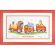 <strong>Counted Cross Stitch Kit</strong> <span>Birth Rec, Animal Train</span> <em>Vervaco PN-0145025</em>