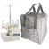 <strong>Large Overlocker Bag</strong> <span>Grey Polka Dot | 38 x 36 x 33cm | Carry Bag for Janome, Brother, Singer, Bernina and Most Overlockers</span> <em>Sew Stylish PT650-GREY-POLKA</em>