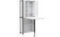 <strong>Craft/Sewing Armoire</strong> <span>White Storage Cabinet with Black Frame & Legs,Table with swing out leg,Multipurpose: Quilting/Craft Table/Computer Desk/Kitchen Table</span> <em>Sewing Online 13387</em>