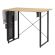 <strong>Sewing Table with Fold-out Storage Panel</strong> <span>Wood/Black Legs, Sewing Machine Table with Adjustable Platform, Drop Leaf Extension, Storage Hooks and Baskets, For Quilting and Craft</span> <em>Sewing Online 13395</em>