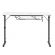 <strong>Folding Sewing Table</strong> <span>White Top with Black Legs, Sewing Machine Table with Adjustable Platform, Folding Legs for Easy Storage and Transport Wheels, Quilting/Craft Table/Gaming/Computer Desk</span> <em>Sewing Online 13399</em>