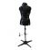 <strong>Adjustable Dressmakers Dummy</strong> <span>in Black Fabric with Hem Marker, Dress Form Sizes 10 to 22, Pin, Measure, Fit and Display your Clothes on this Tailors Dummy</span> <em>Sewing Online 02381---Black</em>