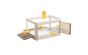 <strong>Plastic Folding Storage Box on Wheels</strong> <span>98l White Stackable Bins with 5 doors for Craft, Sewing, Home and Office Storage</span> <em>Sew Stylish YN8888-White</em>