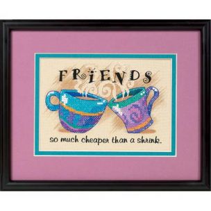 Cheaper Than A Shrink Stamped Cross Stitch Kit Dimensions D06980