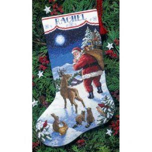 Santas Arrival Christmas Cross Stitch Kit Dimensions D08683