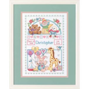 Birth Record For Baby Counted Cross Stitch Kit Dimensions D13650