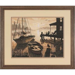 Peaceful Silhouette Counted Cross Stitch Kit Dimensions D35018