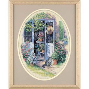 Garden Door Counted Cross Stitch Kit Dimensions D35124