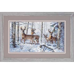 Woodland Winters Cross Stitch Kit Dimensions D35130