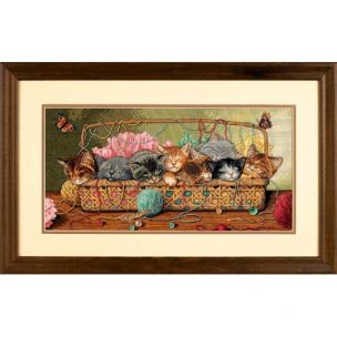 Kitty Litter Cross Stitch Kit Dimensions D35184