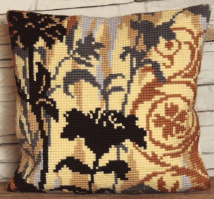 Silhouette On Left Cushion Kit Collection D'Art CD5017