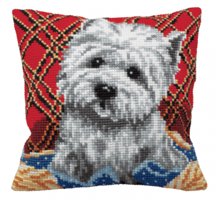 Bichon Cushion Kit Collection D'Art CD5161