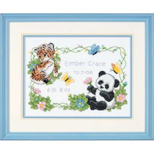 Baby Animals Cross Stitch Kit Dimensions D73065