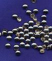 Bulk Self Cover Buttons Brass Hemline PB473----