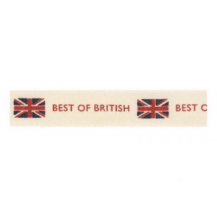 Berisfords 15mm Multicolour Best of British Natural Ribbon (4m spool) Berisfords Ribbon C1360315-1