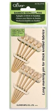 Bamboo Marking Pins Clover CL3143