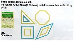 Patchwork Template :: Square/Octagon Clover CL494-S