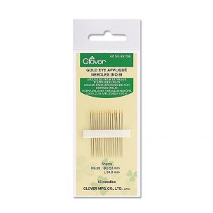 Gold Eye Applique Clover CL497----
