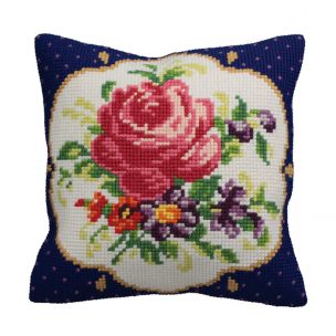 Cross Stitch Cushion: Meissen (Left) Collection D'Art CD5140