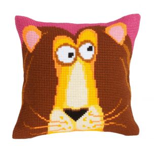 Cross Stitch Cushion Kit: King Leon Collection D'Art CD5180