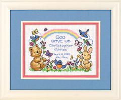 Mini Counted Gods Babies Birth Record Dimensions D06802