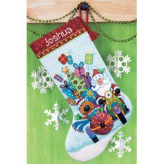 Counted Cross Stitch Kit Santas Sidecar Dimensions D70-08867