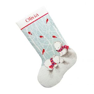 Counted Cross Stitch: Stocking: Snow Bears Dimensions D70-08902