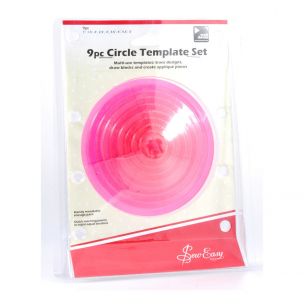 9 Piece Template Set :: Circular Sew Easy ERGG06-PNK