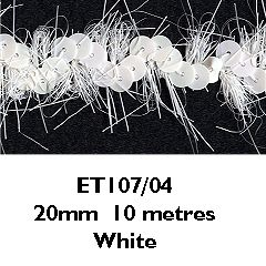 Fluffy Sequin Trim Essential Trimmings ET107----