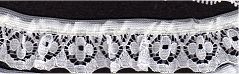 Frilled Nylon Lace 22mm Essential Trimmings ET306----