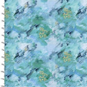 Cotton Craft Fabric 110cm wide x 1m Metallic Fusion Collection Color Granite Sewing Online 16552-MLT