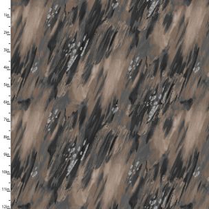 Cotton Craft Fabric 110cmx1m Metallic Fusion Collection Neutral Brush Strokes Sewing Online 16556-MLT