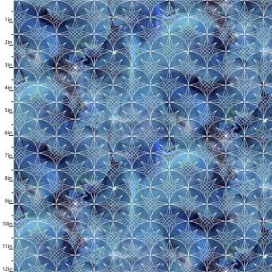 Cotton Craft Fabric 110cm wide x 1m Magical Galaxy Metallic Collection-Starry Sky Sewing Online 17168-TRQ
