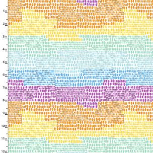 Cotton Craft Fabric 110cm wide x 1m Summer Song Collection-Mosiac Sewing Online 17272-MULTI