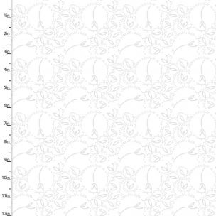 Cotton Craft Fabric 110cm wide x 1m Summer Song Collection-White Lace Sewing Online 17268-WOW