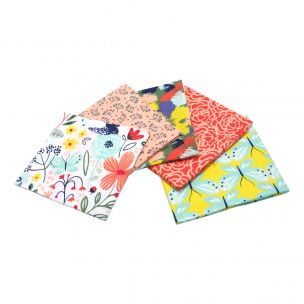 Madison Collection White Pack of 5 Cotton Fat Quarters Sewing Online FE0106