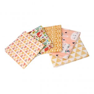 Tribal Animals Themed Pack of 5 Cotton Fat Quarters Sewing Online FA212