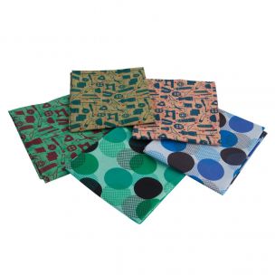 Olde World Fashion Themed Pack of 5 Cotton Fat Quarters Sewing Online FA241