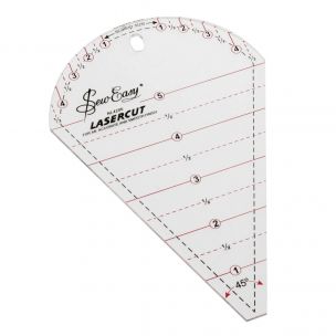 Patchwork Template 45 Degrees Petal Petals 1in-5in Sew Easy NL4206