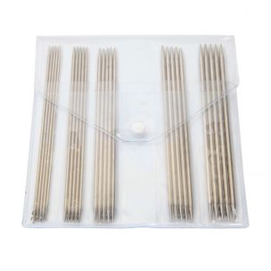 Nova Metal: Knitting Pins: Sets of 5: Double Ended: Set: 10cm Knitpro KP10620