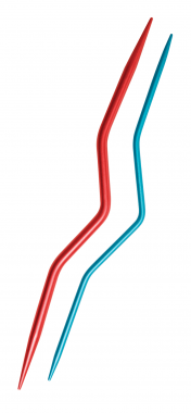Coloured Aluminium Cable Needle :: Coloured 2.50mm And 4.00mm Knitpro KP45501
