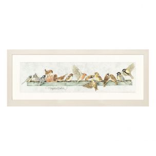 Counted Cross Stitch Kit: The Pecking Order (Evenweave) Lanarte PN-0007963