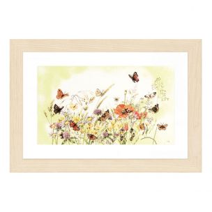 Counted Cross Stitch Kit: Flowers (Evenweave) Lanarte PN-0007967